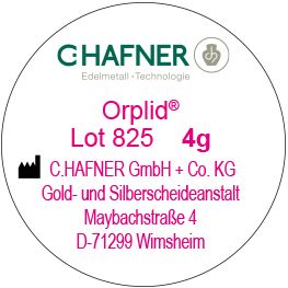 Orplid Lot 825, 4g
